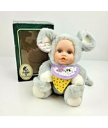 Geppeddo Cuddle Kids Marty Mouse Plush Doll Porcelain Face 9&quot; Box &amp; Tags... - $19.99