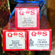 QRS Player Piano Rolls: Easter Parade,  Ain&#39;t She Sweet,  Little Green Apples - £21.86 GBP