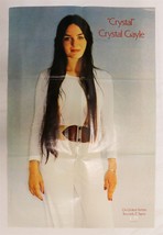 VINTAGE 1976 CRYSTAL Crystal Gayle 20x30&quot; United Artists Poster UALA614G... - £15.54 GBP