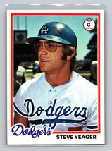 Steve Yeager #285 1978 Topps Los Angeles Dodgers - £1.26 GBP