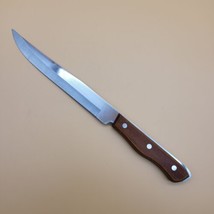 Maxam Slicing Carving  Knife 8 inch Blade Wood Handle 3 Rivets Japan - $10.96