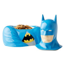 Batman Cookie Jar DC Comics Celebrates 80th Anniversary Blue Stoneware 10" High image 3