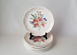 Lenox ORCHARD IN BLOOM American By Design Peach Luncheon Plates ~ Set of 8 - £58.38 GBP