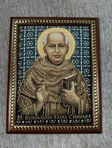 St Kuriakose Elias Chavara Icon Woven Tapestry Catholic Indian Orthodox Art - $54.65 CAD