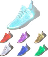 Fiber Optic Led Shoes Light Up Sneakers For Women Men With Usb Charging ... - $1,206.48 MXN