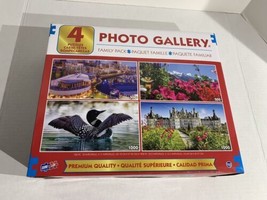 Sure-Lox photo gallery family pack 4 puzzles 2 x 500 and 2 x 1000 pcs - $14.54