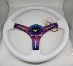 Brand New 350mm 14&#39; Universal JDM Ford Mustang Deep Dish ABS Racing Stee... - $75.00