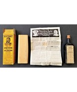  antique Dr CALDWELL MEDICINE BOTTLE BOX CONTENT monticello il LAXATIVE ... - £97.83 GBP