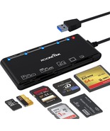 Card Reader USB 3.0 7 in 1 Memory Card Reader USB 3.0 5Gps High Speed CF... - £29.97 GBP
