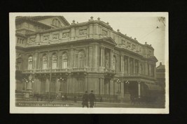 Vintage South America RPPC Postcard Buenos Aires COLON THEATER Carriage ... - $17.83