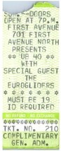 Vtg UB40 The Eurogliders Ticket Stub March 3 1985 Premier Avenue Minneapolis Mn - £43.34 GBP
