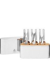 Christofle Concorde Stainless Steel 24- Piece Flatware Set - £685.47 GBP