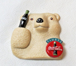 1995 The Coca-Cola Co Collectible Magnet Polar Bear with bottle pre owne... - £20.61 GBP