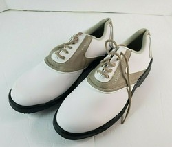 Womens FootJoy GreenJoys 48401 Synthetic Leather Golf Shoes White Sz 9 M - £31.06 GBP