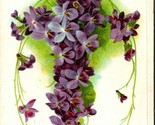 Pâques Voeux Floral Croix en Relief DB Carte Postale E3 - £5.74 GBP