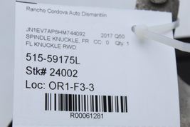 Front Left Driver Side Knuckle RWD Fits 13-20 370Z 61281 image 12