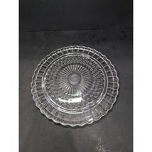 Federal Glass Cake Stand Sunflower Bubble, Tri-Footed Cake Plate, Cake P... - $376.33 MXN
