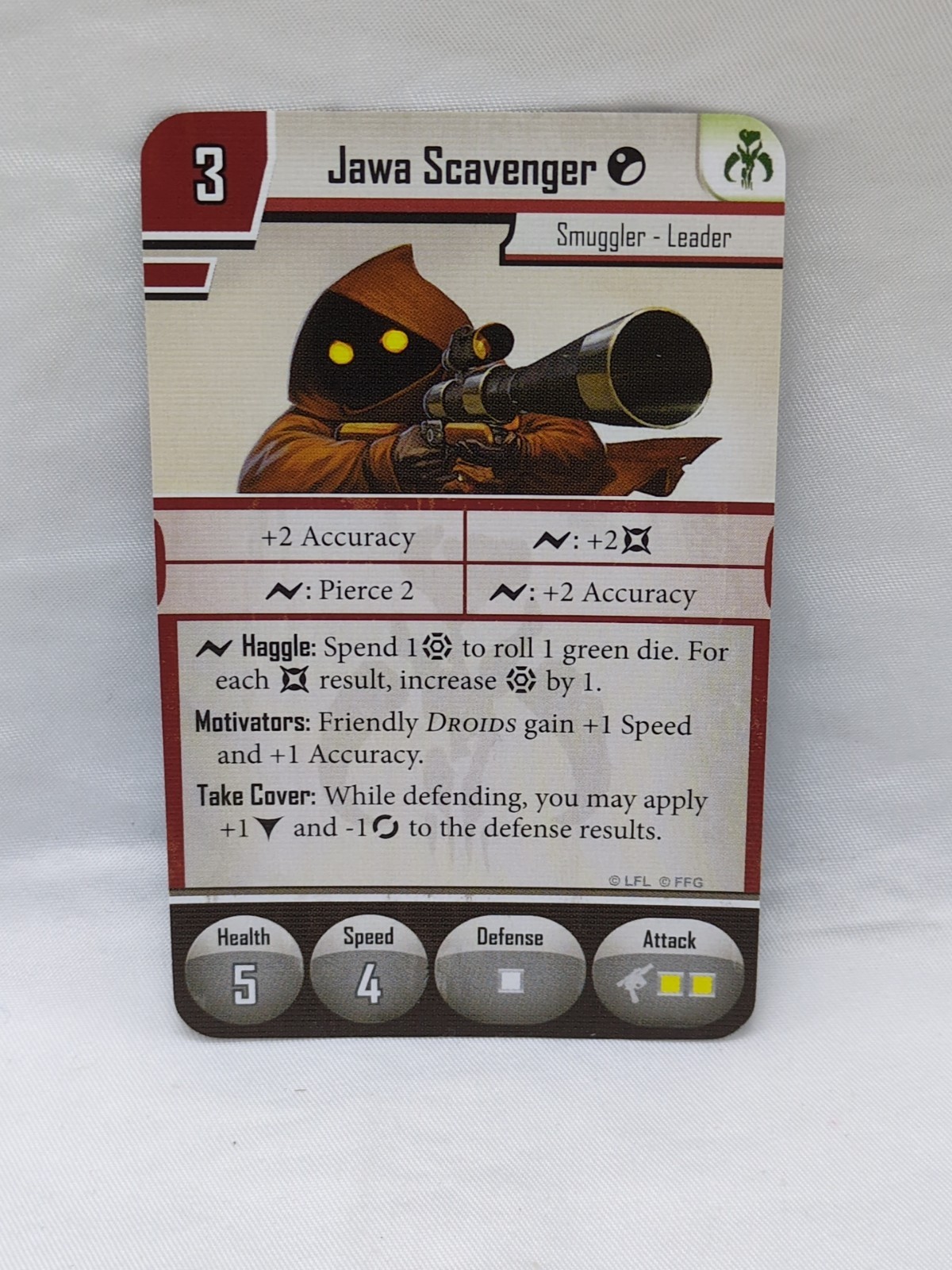 (5) Star Wars Imperial Assault Jawa Scavenger Villain Pack Cards Item image 8