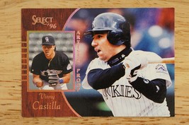 1996 Select Baseball Card #87 Vinny Castilla Colorado Rockies Artist Proof - £7.38 GBP
