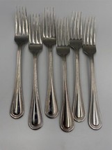 Set of 6 Towle 18/10 Vietnam Stainless Steel BEADED ANTIQUE Dinner Forks... - £40.05 GBP