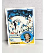 Rudy May Yankees Baseball Card 1983 Topps No. 408 - €11,19 EUR
