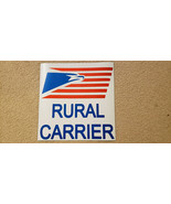 Rural Carrier Decal Magnet with Flag  - Big  12 x 12 - £10.24 GBP