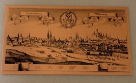 Old Nuremberg Bavaria Germany Copper Art Picture Decor Map - £23.46 GBP