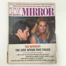 TV Radio Mirror Magazine October 1969 Ted Kennedy Failed Love Affair No Label - £11.30 GBP