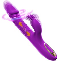 Thrusting Dildo Sex Toys Vibrator, G Spot Vibrator Telescopic Vibrators ... - £23.89 GBP