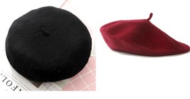 Women Classic Style Wool Beret Warm Winter Hat Soft Beanie Cap Gift  - £15.97 GBP