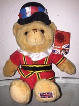 Keel Toys 9” UK Bear Plush Stuffed Animal Ashford, Kent London British R... - $8.59