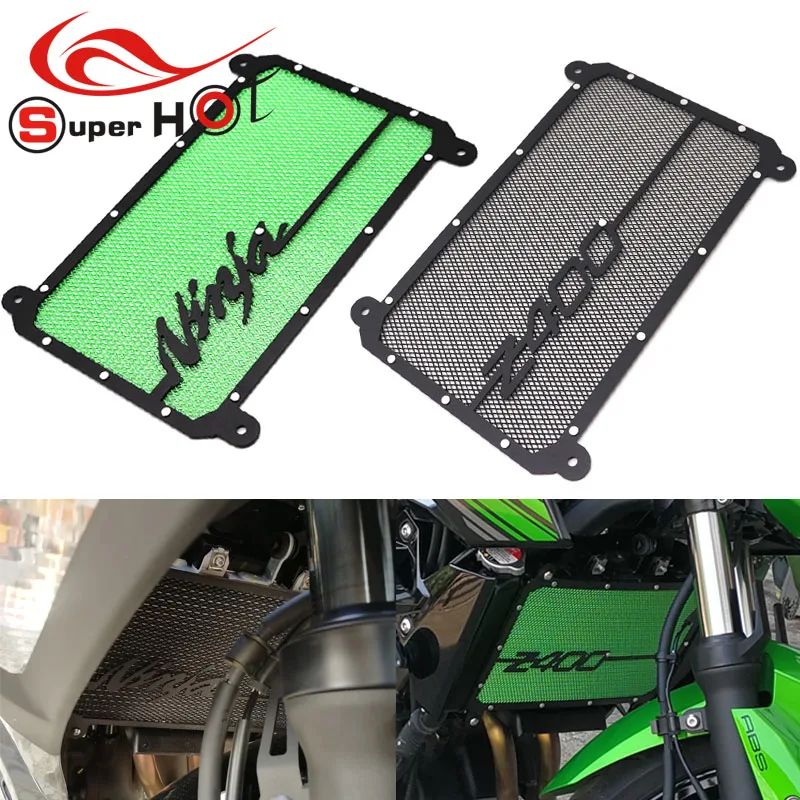 Motorcycle Accessories Radiator Grille Guard Cover Protector for Kawasaki - £25.39 GBP+