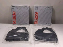 LOT OF 2 NOS Nu-kote Model BM243 Black Nylon Printer Ribbon Toshiba P321... - £5.17 GBP