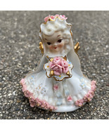 Vintage Lefton Hand-painted Bride Angel Made Japan KW 8273 - $24.22