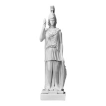Athena Minerva Greek Roman Goddess Handmade Statue Sculpture Figure 16.14 inches - £59.68 GBP