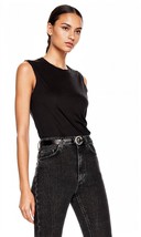 Nili Lotan muscle tee in Washed Black - size M - $88.11