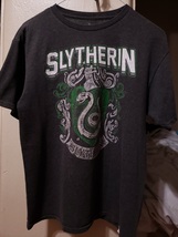 Harry Potter Boy’s Slytherin Grey T Shirt XL - £23.88 GBP