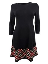 Jessica Howard Plus Size Printed-Hem Sweater Dress, Petite Medium - £17.61 GBP