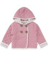 New Burts’s Bees Baby Jacket 6-9M With Hood Coat Persian Rose - $16.99