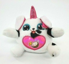 Rainbocorns Nala Dalmatian Sparkle Heart Surprise Dog Plush 5&quot; Stuffed Toy B61 - £7.86 GBP
