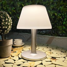 Led Solar Table Lamp Outdoor -3 Way Dimmable Outside Patio Table Lamp,Solar Mode - £55.94 GBP