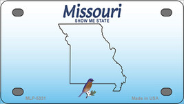 Missouri State Bird Blank Novelty Mini Metal License Plate Tag - £11.95 GBP