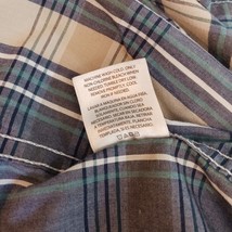 NO BOUNDARIES Men's Gray & Brown Plaid Shirt Button Down Long Sleeve Sz XL 46-48 image 7