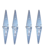 8” Heavy Duty Strap Hinge Zinc Plated Gate Fence Hardware Rust Resistant... - €16,21 EUR