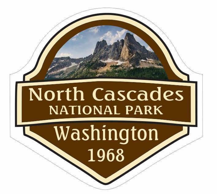 Primary image for North Cascades National Park Sticker Decal R1450 Washington YOU CHOOSE SIZE