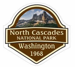 North Cascades National Park Sticker Decal R1450 Washington YOU CHOOSE SIZE - $1.95+
