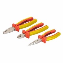 VDE EXPERT PLIERS SET 3 PCE HAND TOOLS CHROME VANADIUM STEEL TOOL PLIER ... - €33,29 EUR