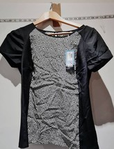 WOMEN/LADIES H&amp;M Black And Polkadot Blouse Size 8 - £10.65 GBP