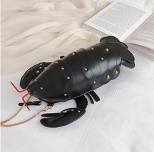 Cute Fashion Lobster Style Crossbody Mini Bag  Pu Leather Girl&#39;s Chain Purses an - £36.75 GBP