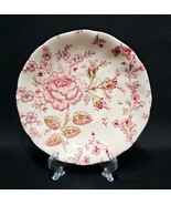 Johnson Brothers Rose Chintz Pink 5.5&quot; Saucer 1980s Bull in the China Sh... - €13,17 EUR